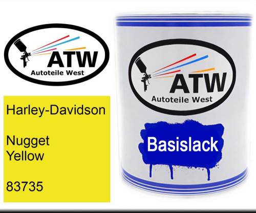 Harley-Davidson, Nugget Yellow, 83735: 1L Lackdose, von ATW Autoteile West.